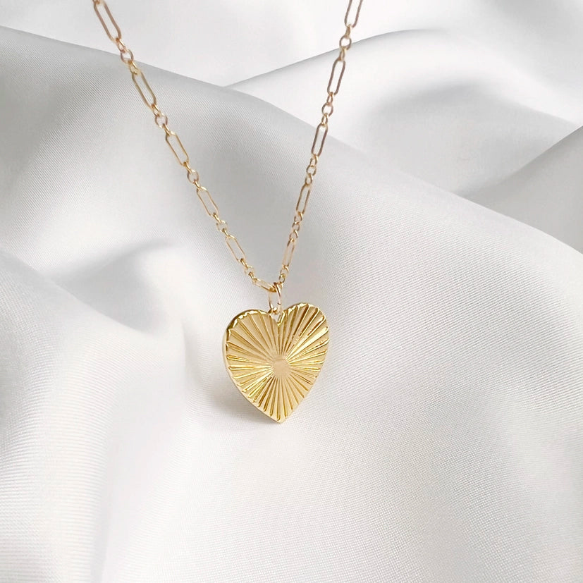 14k Gold Filled Soulmate Heart Necklace