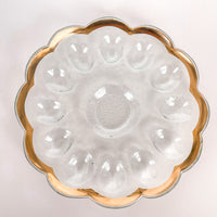 Annieglass Deviled Egg Platter