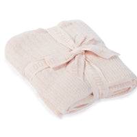 Barefoot Dreams Cozychic Lite Pink Ribbed lanket