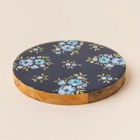 Blue Enamel Coaster