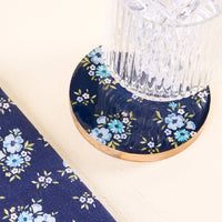 Blue Floral Coaster