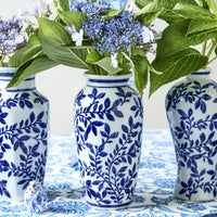 Blue Hand Painted Vase