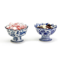 Blue Scalloped Bowl