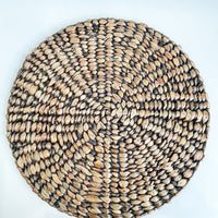Brown Braided Hyacinth Placemat Charger