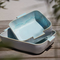 Casafina Eivissa Blue Rectangular Baker