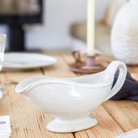 Casafina Fontana White Gravy Boat