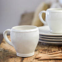 Casafina Fontana White Mug