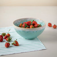 Casafina Taormina Aqua Serving Bowl
