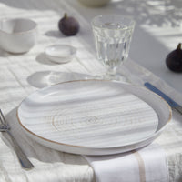 Casafina Vermont Cream Dinner Plate