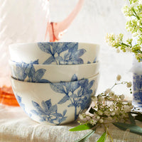 Caskata Blue Arbor Tall Cereal Bowl