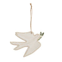 Ceramic Dove Ornament
