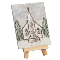 Church Art With Easel
