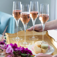 Clear Contessa Champagne Glass