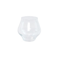 Clear Stemless Contessa Wine Glass