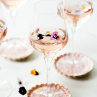 Vietri Contessa Clear Wine Glass