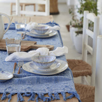 Costa Nova Brisa Blue Oval Cereal Bowl
