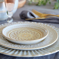 Costa Nova Cristal Nacar Bread Plate