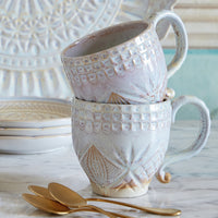 Costa Nova Cristal Nacar Coffee Mug