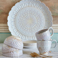 Costa Nova Cristal Nacar Round Platter