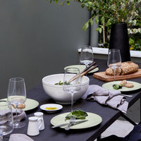 Costa Nova Friso White 10 Inch Serving Bowl