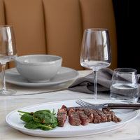 Costa Nova Friso White 13 Inch Oval Platter