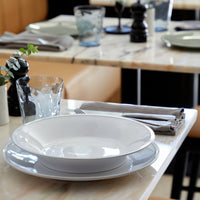 Costa Nova Friso White Pasta Plate