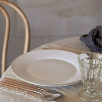 Costa Nova Luzia White Dinner Plate