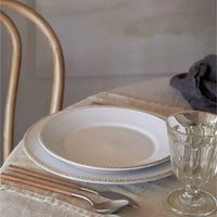 Costa Nova Luzia White Salad Plate