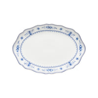 Costa Nova Vila Blue And White Floral Small Oval Platter