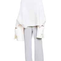 Cozychic Cable Weave Pearl Blanket Wrap