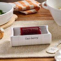 Cranberry Dish Set