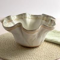 Etta B Cottonwood Round Fluted Bowl