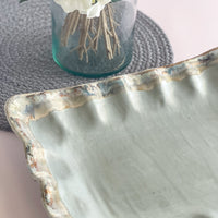 Etta B Pottery Fluttered Rectangle Tray