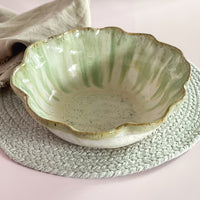 Etta B Pottery Matcha Latte Vegetable Bowl