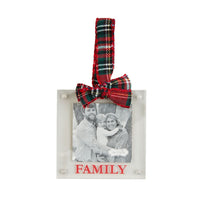 Family Acrylic Xmas Ornament