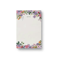 Garden Party Notepad Violet Floral
