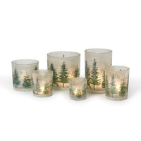 Glass Forest Candleholder