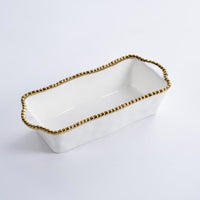 Golden Salerno Loaf Dish PB