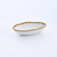 Golden Salerno Long Condiment Bowl PB