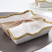 Golden Salerno Luncheon Napkin Holder