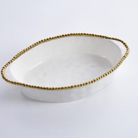 Golden Salerno Oval Baking Dish PB