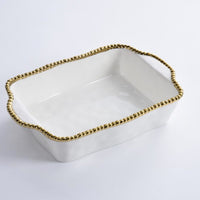 Golden Salerno Rectangular Baking Dish