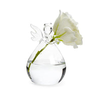 Hand Blown Glass Angel Bud Vase