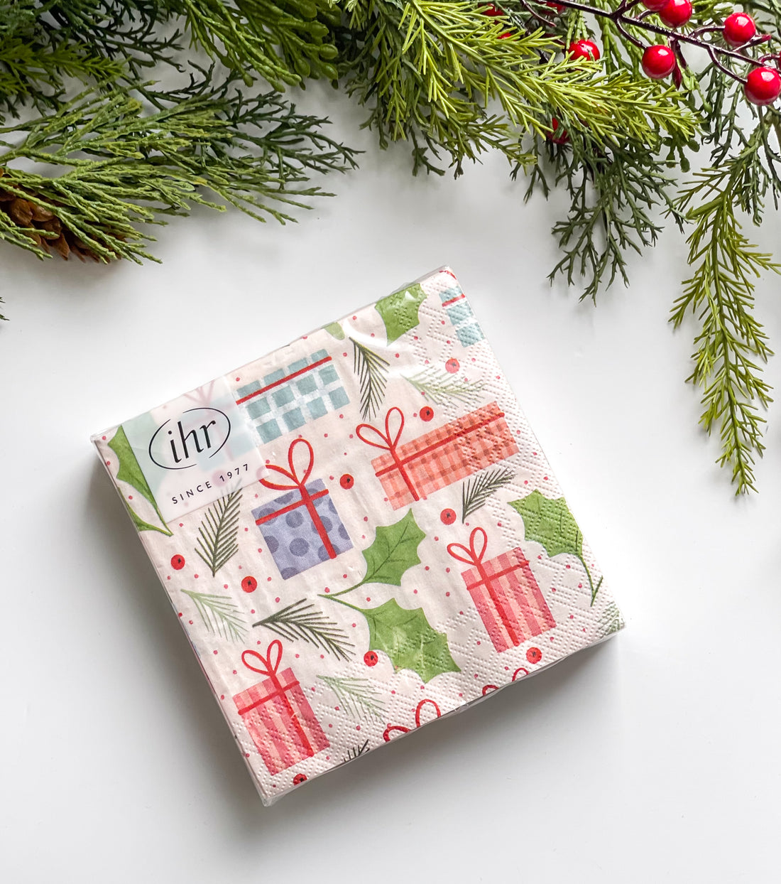 Holiday Presents Cocktail Napkins