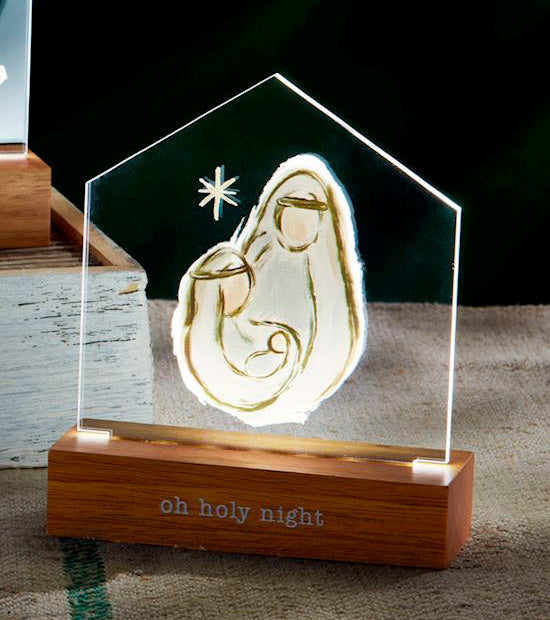 Offers Light Up Acrylic Holy Family