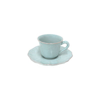 Impressions Blue Cup And Saucer