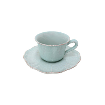 Impressions Blue Tea Cup And Saucer