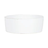 Lastra White Large Serving Bowl