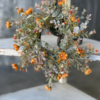 Late Fall Bloom Candle Ring