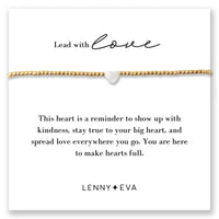 Lead With Love Heart Bracelet